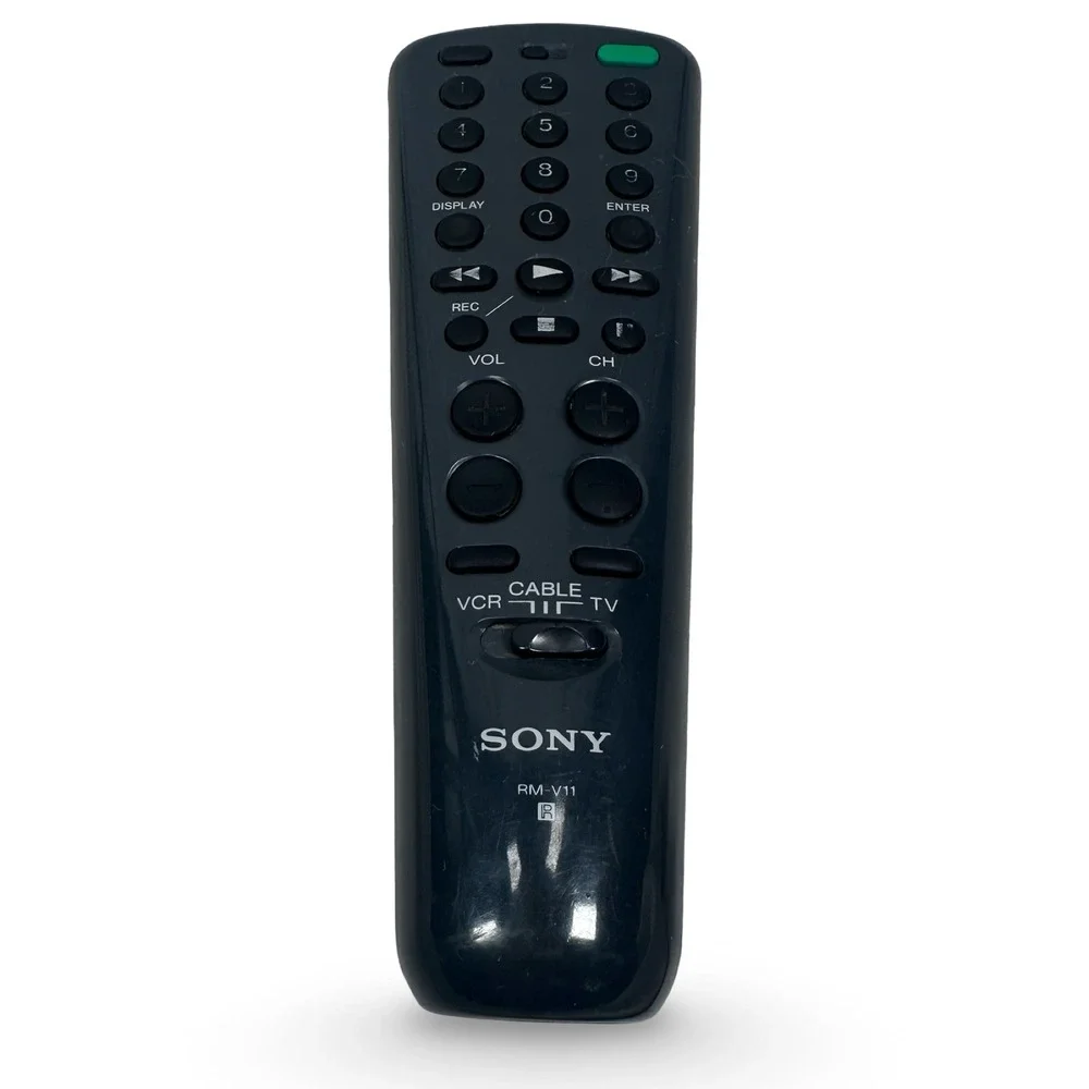Sony RM-V11 Universal Remote Control TV VCR Cable Gray Replacement Controller